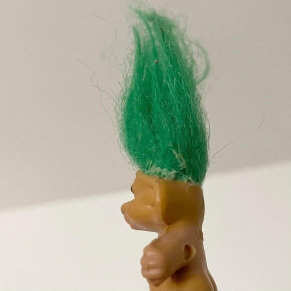 Vintage Mini Troll Doll Pencil Topper 1.25 Inch Collectible Toy - Picture 6 of 16